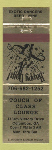 Matchbook Cover - Touch of the Class Lounge Columbus GA girlie