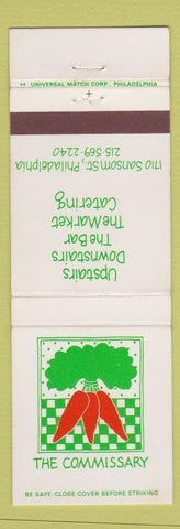 Matchbook Cover - The Commissary Philadelphia PA