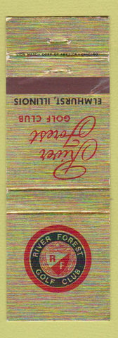 Matchbook Cover - River Forst Golf Club Elmhurst IL