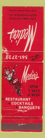 Matchbook Cover - Medici's Restaurant South Plainfield NJ WEAR