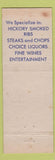 Matchbook Cover - Club Venice Cleveland OH