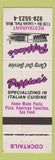 Matchbook Cover - Peppina's Italian Restaurant Pizza Lincoln Park MI