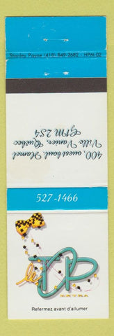 Matchbook Cover - le Top Extra Ville Vanier QC