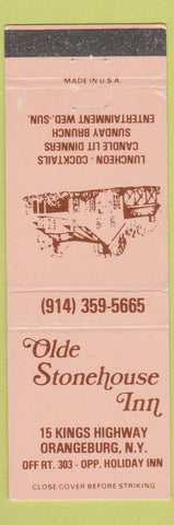 Matchbook Cover - Olde Stonehouse Inn Orangeburg NY