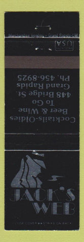 Matchbook Cover - Jack's Web Grand Rapids MI