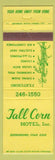 Matchbook Cover - Tall Corn Motel Shenandoah IA WEAR