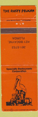 Matchbook Cover - Rusty Pelican Key Biscayne FL