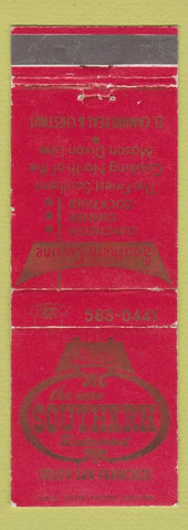 Matchbook Cover - Southern Restaurant South San Francisco CA