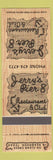 Matchbook Cover - Jerry's Pier 8 Restaurant Club Seabrook TX