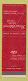 Matchbook Cover - Shores Restaurant Kabaret Lounge St Ignace MI