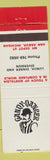 Matchbook Cover - Gandy Dancer Restaurant Ann Arbor MI