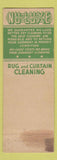 Matchbook Cover - La Crosee Laundry Cleaning low phone # WEAR