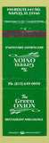 Matchbook Cover - Green Onion Naples FL restaurant