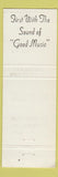 Matchbook Cover - WDOK 1620 AM Cleveland OH Radio