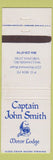 Matchbook Cover - Captain Joh Smith Motor Lodge Williamsburg VA