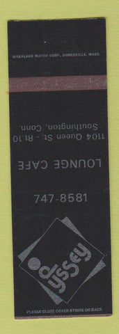 Matchbook Cover - Odyssey Lounge Cafe Southington CT