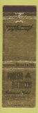Matchbook Cover - Podesta Baldocchi Fairmont Hotel San Francisco CA WEAR
