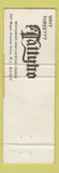 Matchbook Cover - Tally Ho Union NJ WEAR
