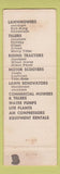 Matchbook Cover - Brewer's Eugene OR Lawn Mower Engines