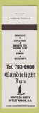 Matchbook Cover - Candlelight Inn Ortley Beach NJ