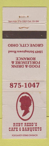 Matchbook Cover - Ruby Redd's Cafe Grove City IA WORN