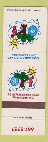 Matchbook Cover - Olde Philadelphia Inn White Marsh MD