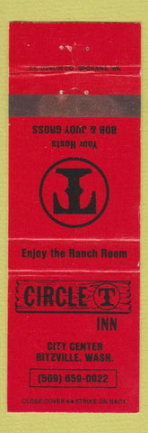 Matchbook Cover - Circle T Inn Ritzville WA