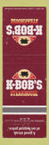 Matchbook Cover - K Bob's Steakhouse Durango Colorado