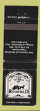 Matchbook Cover - Taverne of Richfield OH