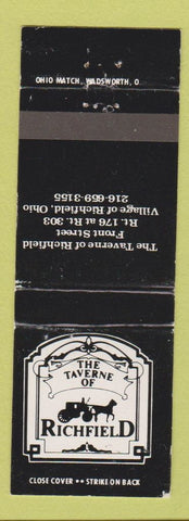 Matchbook Cover - Taverne of Richfield OH