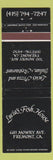 Matchbook Cover - Lucia's Fish House Fremont CA