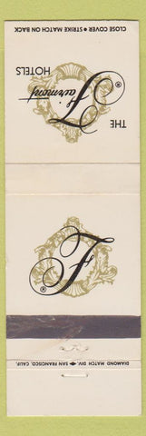 Matchbook Cover - Fairmont Hotels New Orleans San Francisco Denver Philadelphia