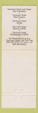 Matchbook Cover - Fairmont Hotels New Orleans San Francisco Denver Philadelphia
