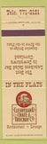 Matchbook Cover - Cleveland Crate Trucking Company Restaurant OH