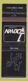 Matchbook Cover - Suite 67 Down Lounge Columbus OH