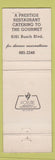 Matchbook Cover - Suite 67 Down Lounge Columbus OH