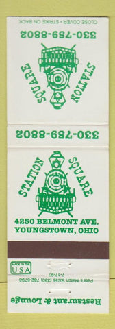 Matchbook Cover - Station Square Youngstown OH Restuarant