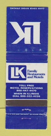 Matchbook Cover - Family Restaurants Motels