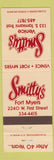 Matchbook Cover - Smitty's Fort Myers Venice FL