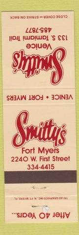 Matchbook Cover - Smitty's Fort Myers Venice FL