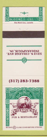 Matchbook Cover - Aristocrat Pub Restaurant Indianapolis IN