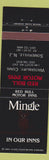 Matchbook Cover - Red Bull Motor Inns Waterbury CT Somerville NJ