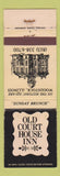 Matchbook Cover - Old Court House Inn Woodstock IL