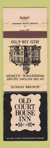 Matchbook Cover - Old Court House Inn Woodstock IL