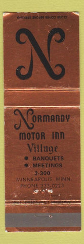 Matchbook Cover - Normandy Motor Inn Minneapolis MN