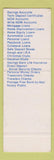 Matchbook Cover - Essex Savings Bank Lawrence MA WEAR
