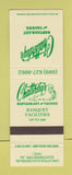 Matchbook Cover - Chatterley's Restaurant Tavern Gloucester Township NJ
