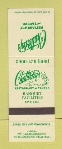 Matchbook Cover - Chatterley's Restaurant Tavern Gloucester Township NJ