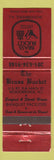 Matchbook Cover - Brass Bucket Woodbridge NJ