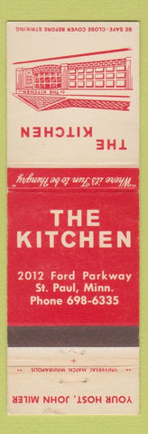 Matchbook Cover - The Kitchen St Paul MN
